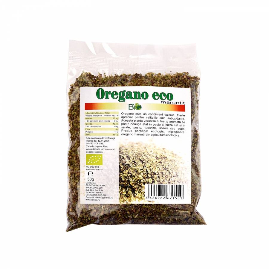 Oregano maruntit eco x 50g (DECO ITALIA)