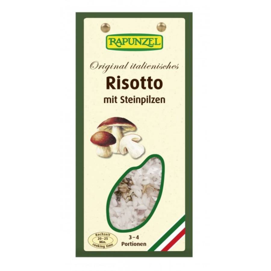 Orez risotto cu ciuperci eco x 250g (RAPUNZEL)